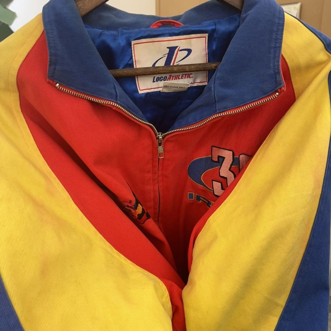 빈티지 희귀 스트릿 펑크 키치 스키틀즈 레이싱 자켓 L C09376 상품이미지9