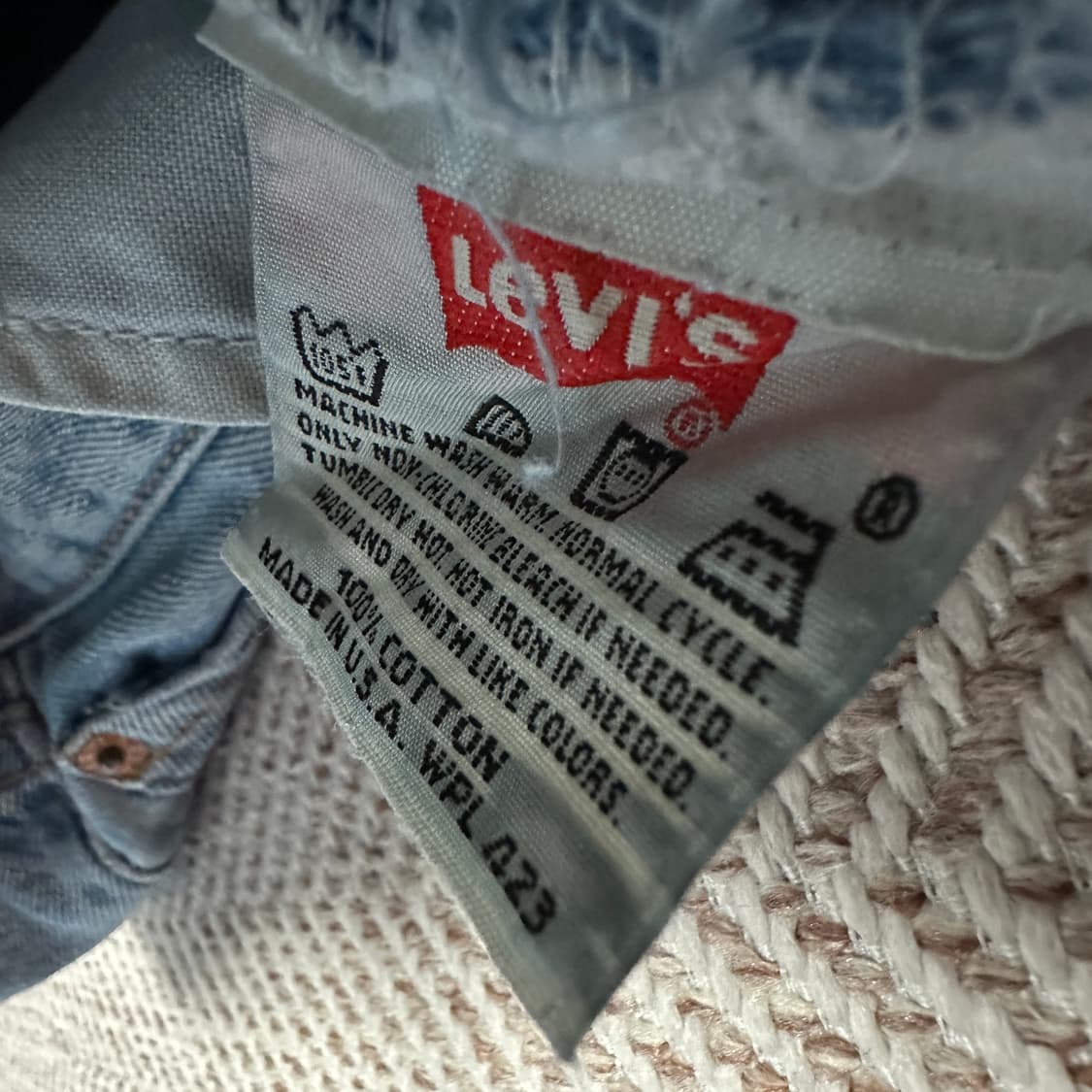 LEVI'S 501 00's usa made denim jeans 상품이미지5