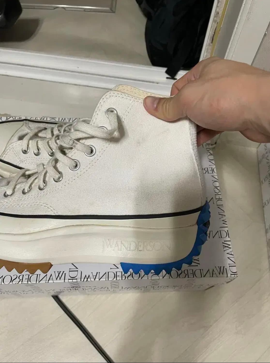 컨버스 런스타 하이크 JW앤더슨 화이트 245 상품이미지7
