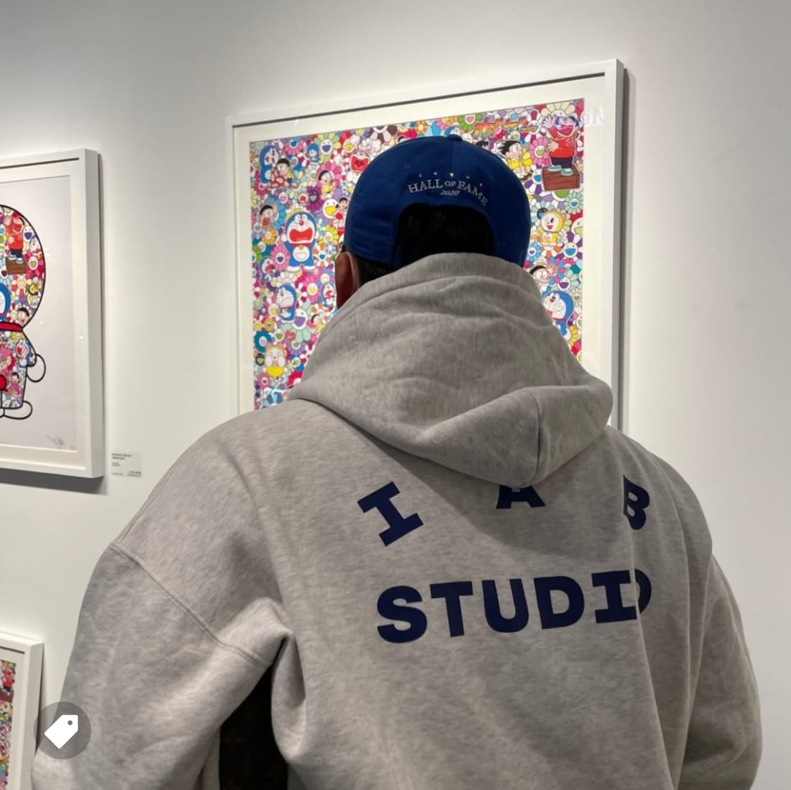 아이앱스튜디오 그레이 네이비 후드 XL 상품이미지3