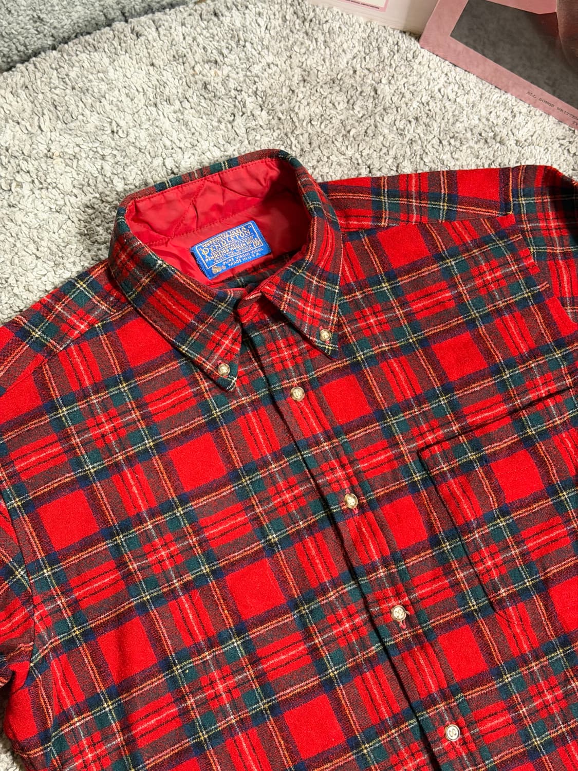 펜들턴 플란넬 울 체크 셔츠 상품이미지3