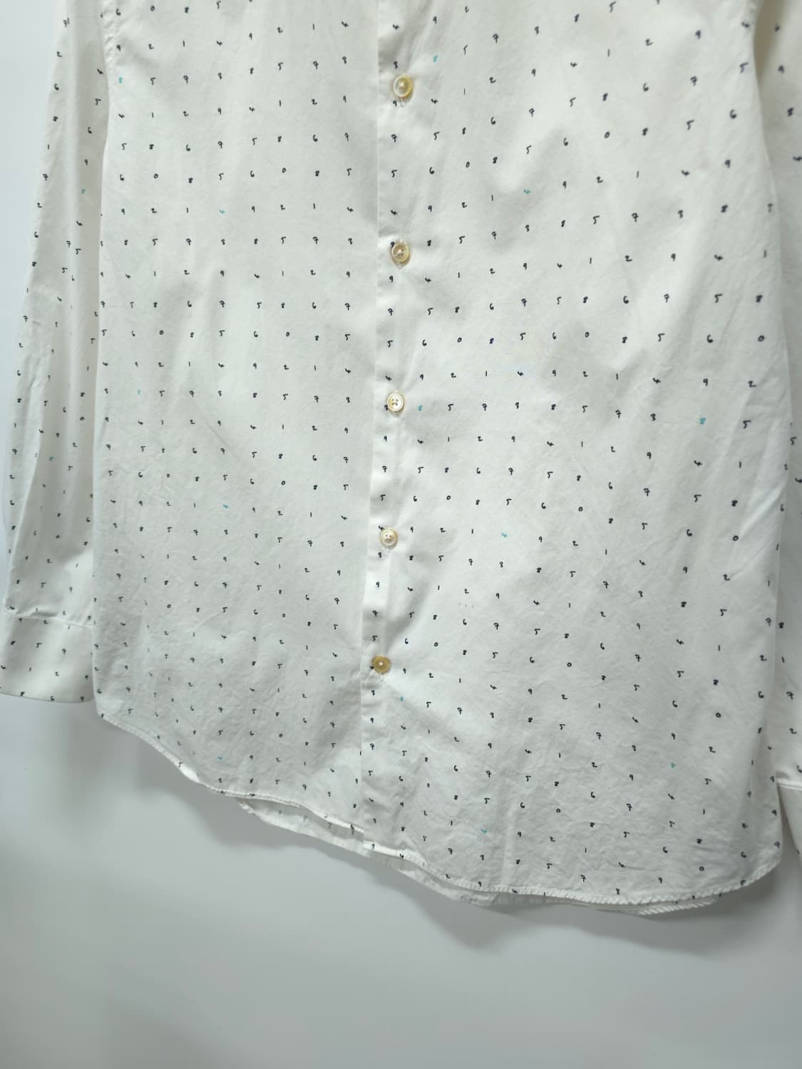 폴스미스(Paul Smith) 넘버링 로고 셔츠 ( 남성L ) 상품이미지4