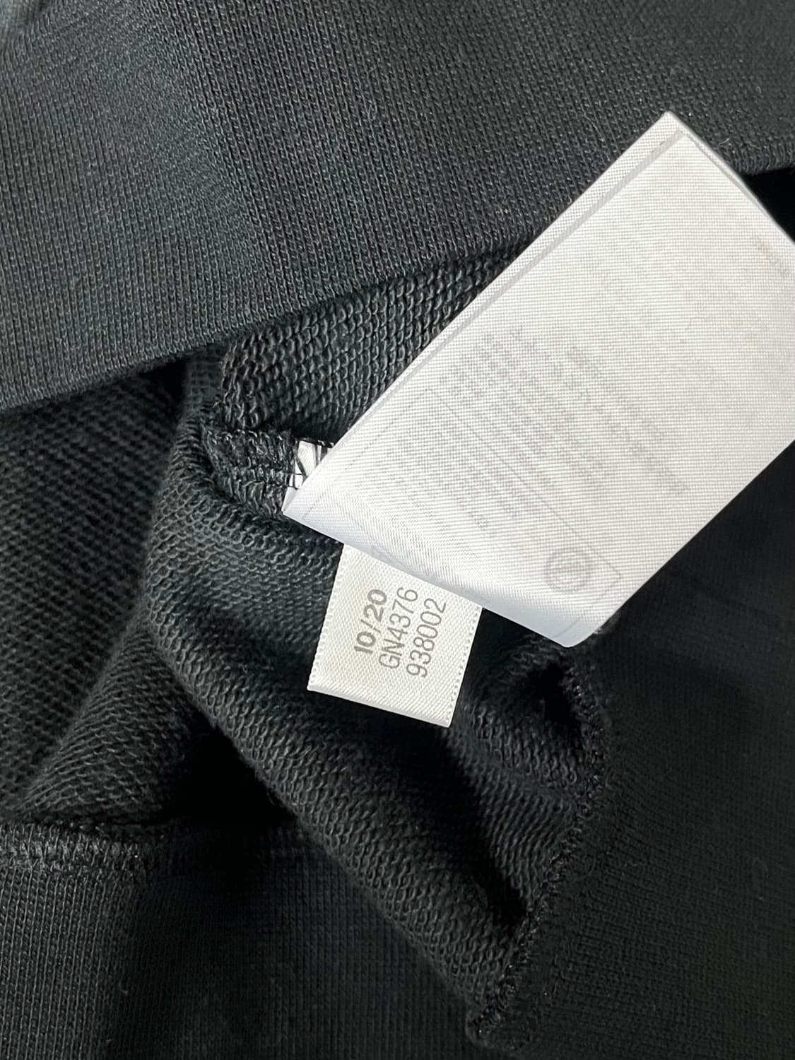 M) 아디다스 패치 로고 크롭 맨투맨 블랙 상품이미지6