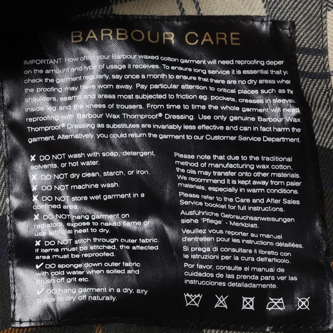 바버 Barbour Beandell Waxed Jacket 상품이미지10