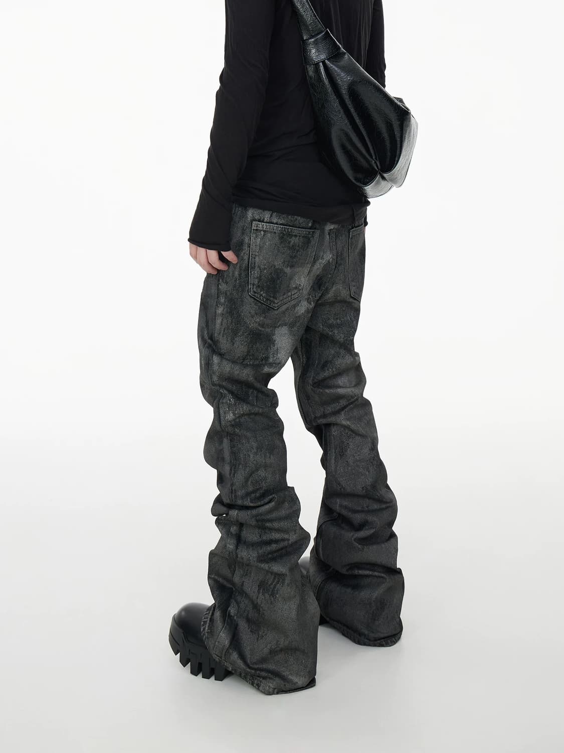 그레이 워싱 데님 팬츠 상품이미지2