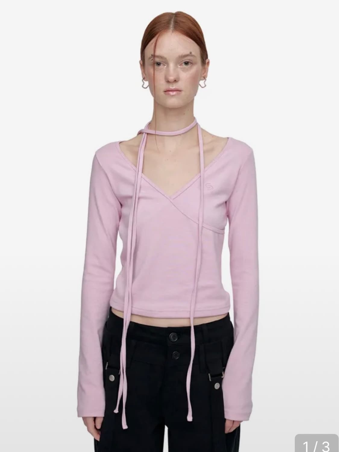 세릭 브이넥 랩 탑 상품이미지1