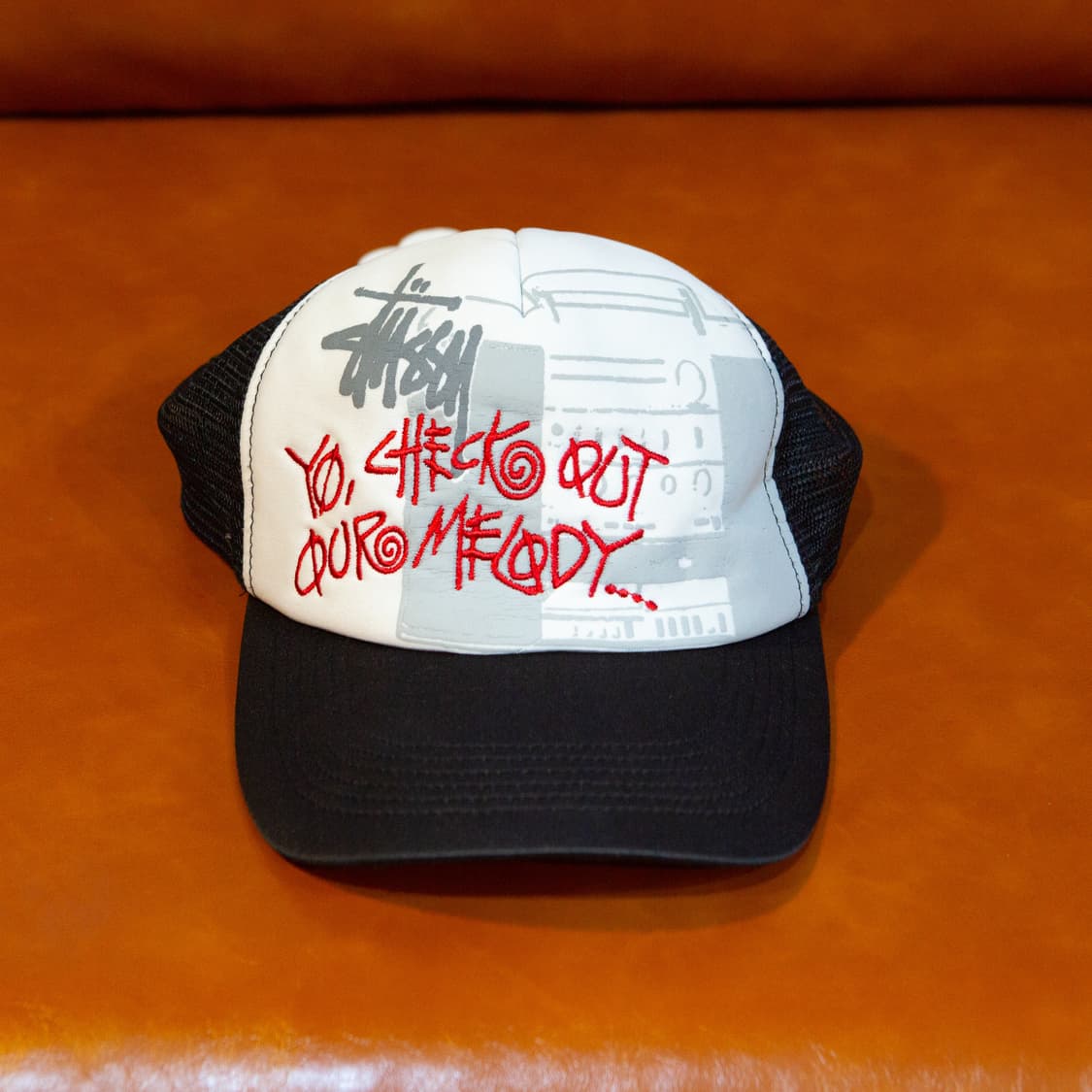 90s 올드 스투시 메쉬 트러커캡 상품이미지1