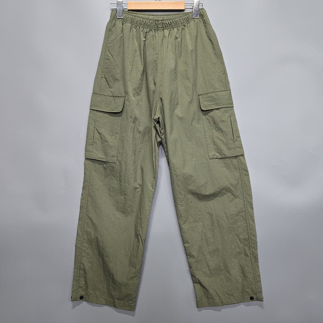 브렌슨(BRENSON) 나일론 카고 팬츠 와이드핏 M 상품이미지1