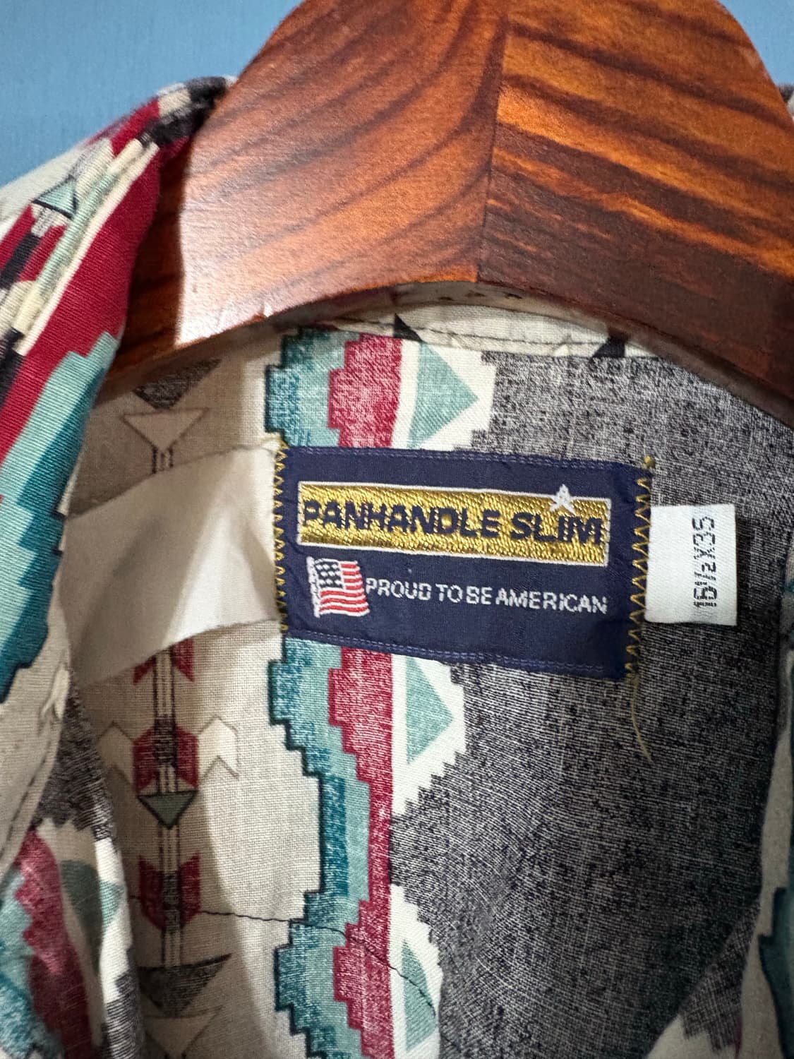 80-90‘s Panhandle Slim Aztec Western SH 상품이미지6