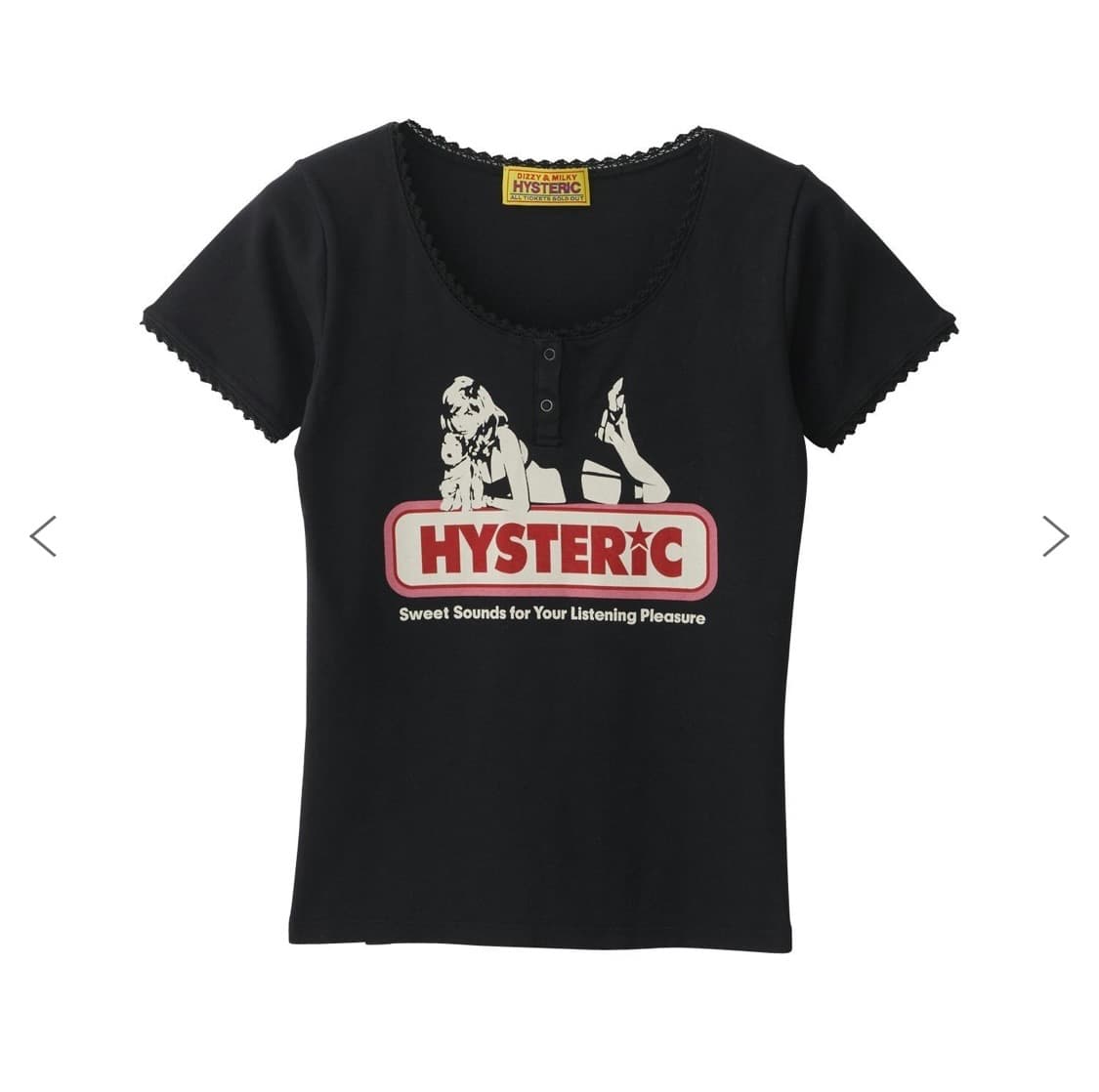 히스테릭 글래머 반팔 티셔츠 SWEET SOUNDS 상품이미지1