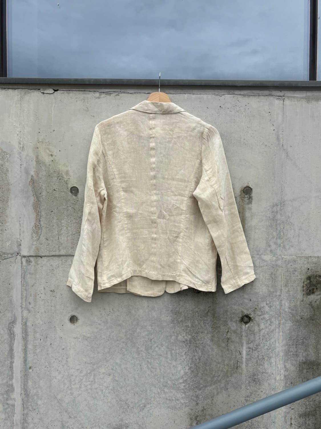 Linen One Button Blazer 상품이미지4