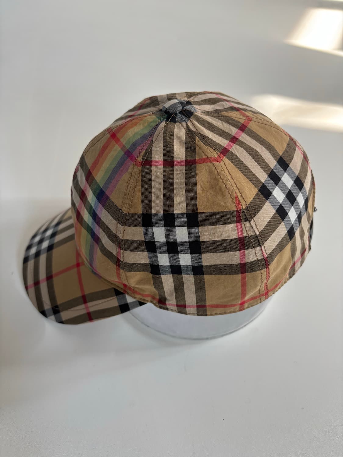 Burberry 버버리 레인보우 노바 체크 볼캡 상품이미지3