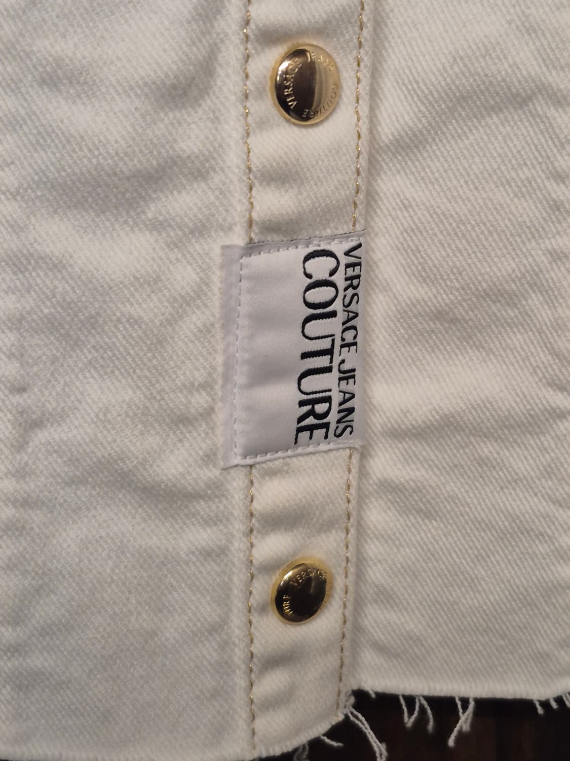 VERSACE JEANS WHITE DENIM SHIRT  상품이미지6