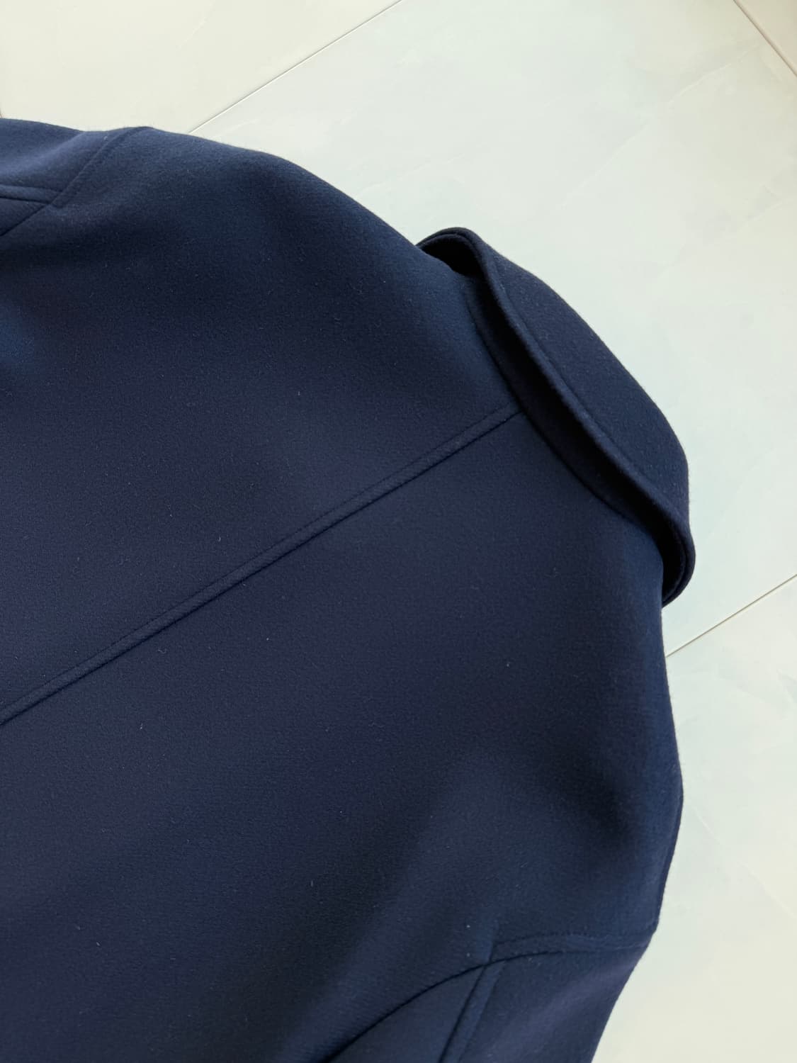 포터리 멜톤울 맥코트 네이비 2(105-110) 상품이미지5