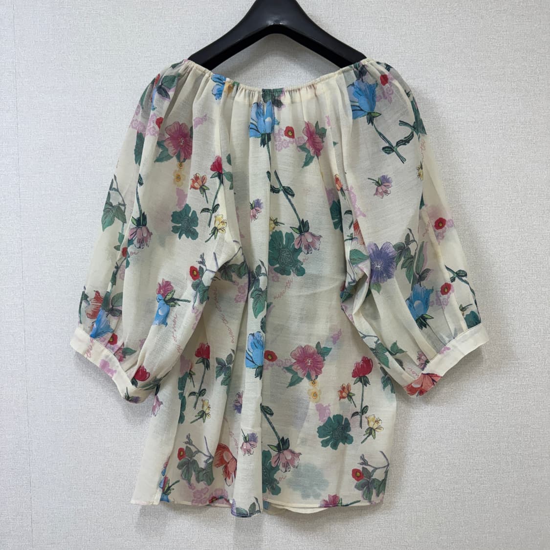 DEWL 듀엘 플라워 블라우스, 스커트 투피스 세트 상품이미지4