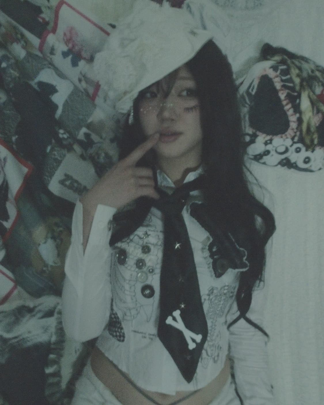 Antique pearl Cat-Ear bucket hat 상품이미지9