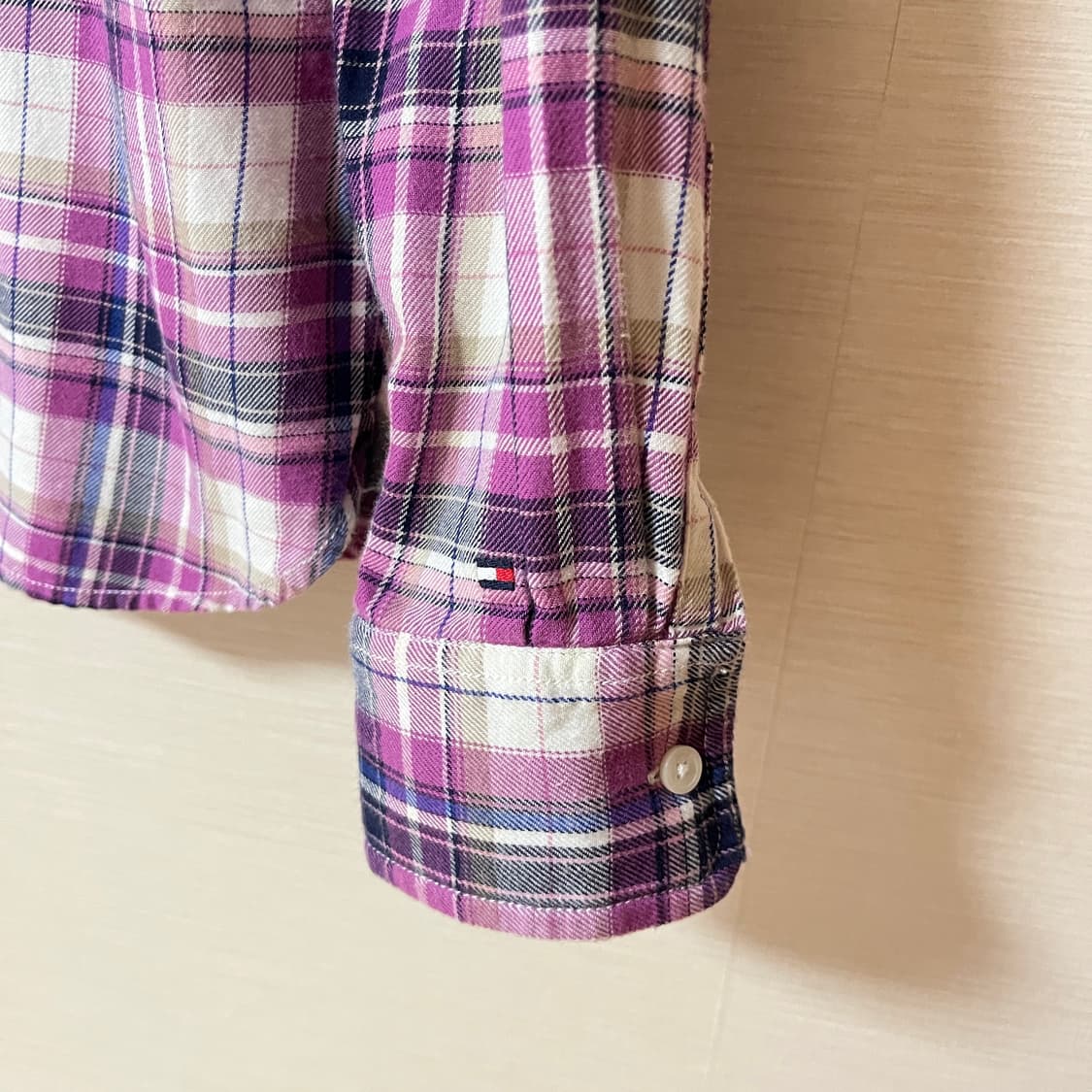 TOMMY HILFIGER 체크 여성 셔츠 남방 상품이미지3