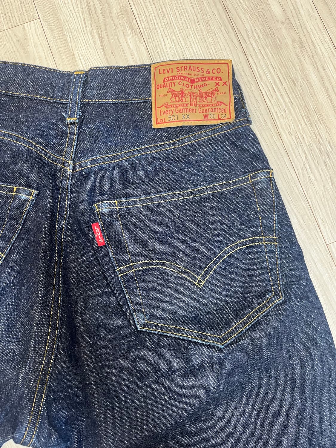 리바이스 빈티지 501 셀비지 복각 상품이미지1