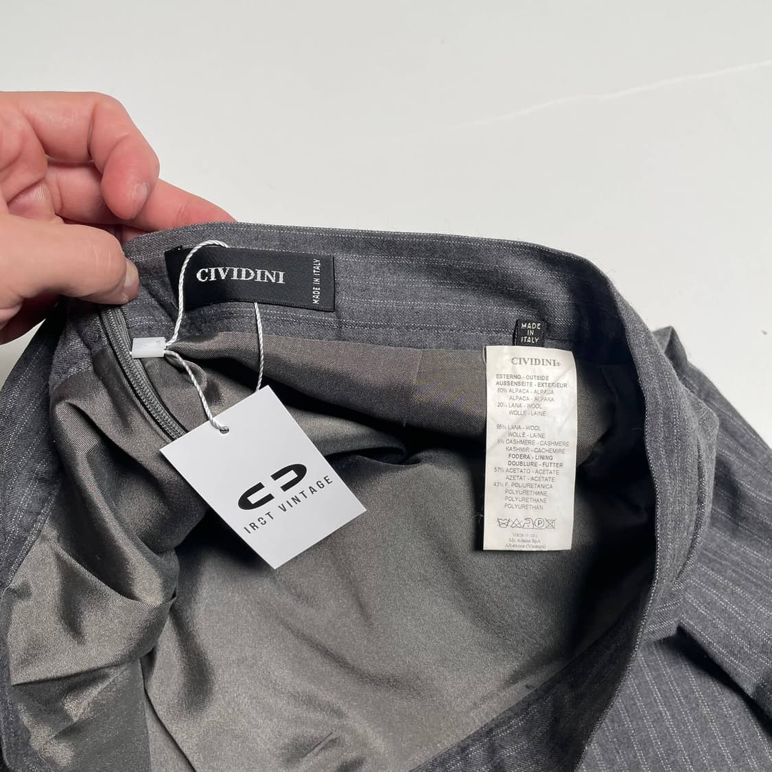 Cividini 퍼 레이어드 스커트 (italy)   상품이미지6