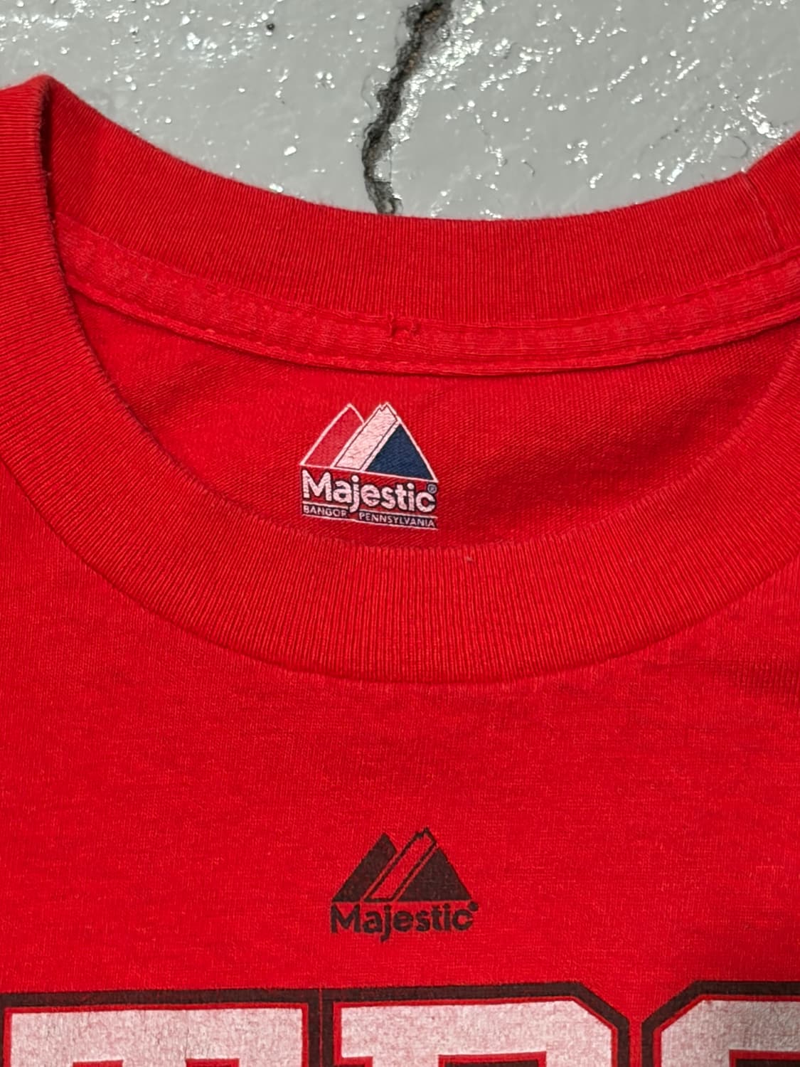 마제스틱(Majestic) 빈티지 디트로이트 레드윙스 티셔츠 상품이미지3