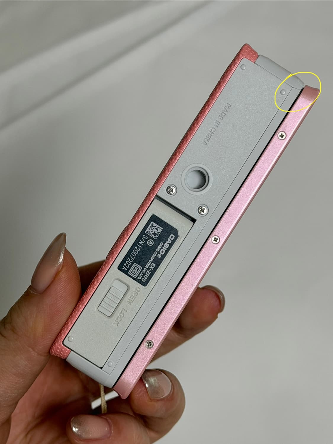 카시오 엑슬림 EX-ZR70 핑크 빈티지 디카 상품이미지2