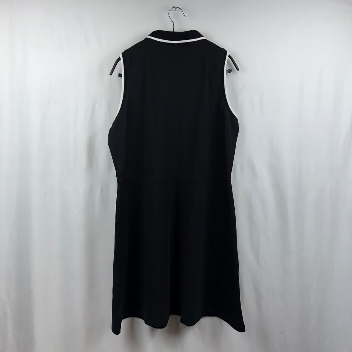 (새상품)(L) 타미힐피거 우먼스 카라 민소매 원피스 블랙 상품이미지6