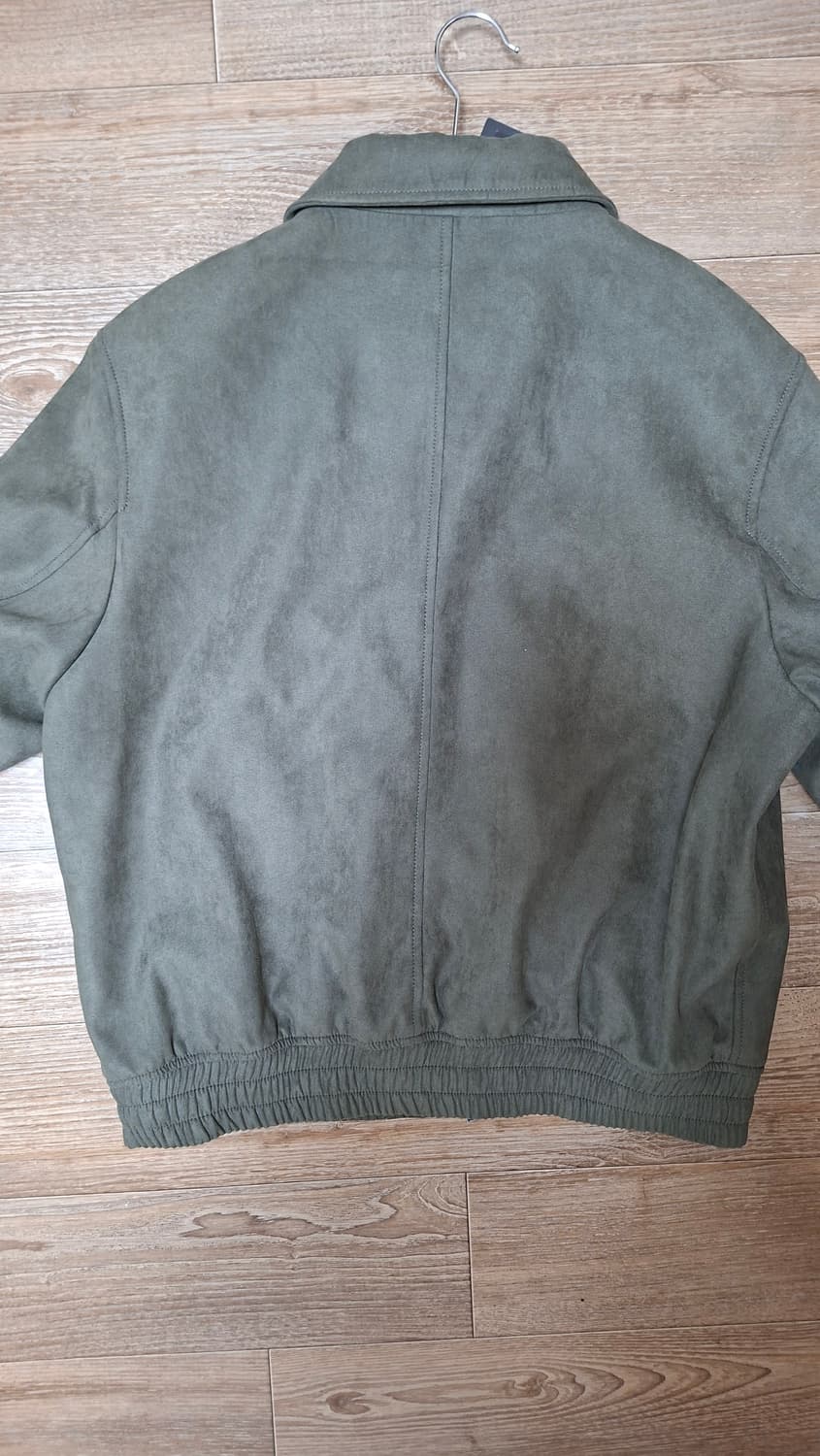 무신사 스탠다드 신세틱 스웨이드 미니멀 블루종 재킷 상품이미지3