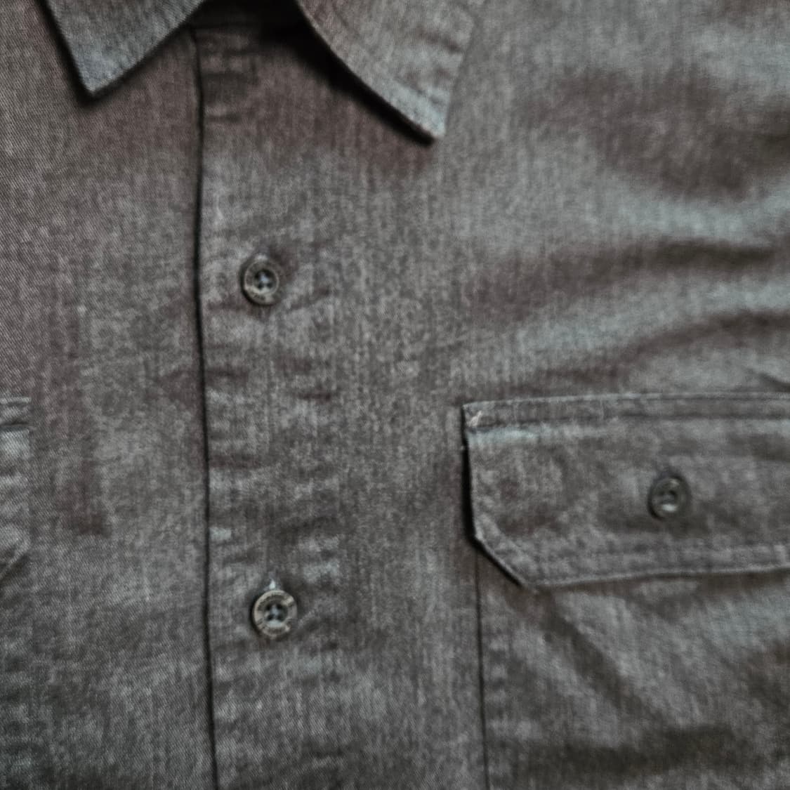 랭글러 워크셔츠 차콜그레이 상품이미지3