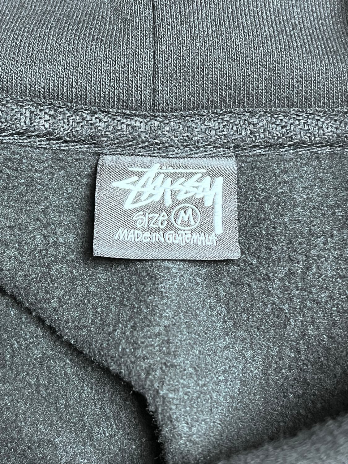 스투시 디지 스탁 후드 블랙 M 상품이미지5