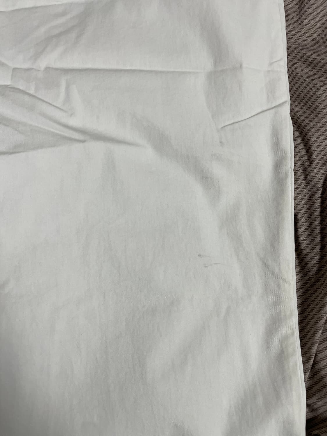 [ 2 ] 23SS 러프사이드 투턱 와이드 팬츠 에크루 (기장수선) 상품이미지7