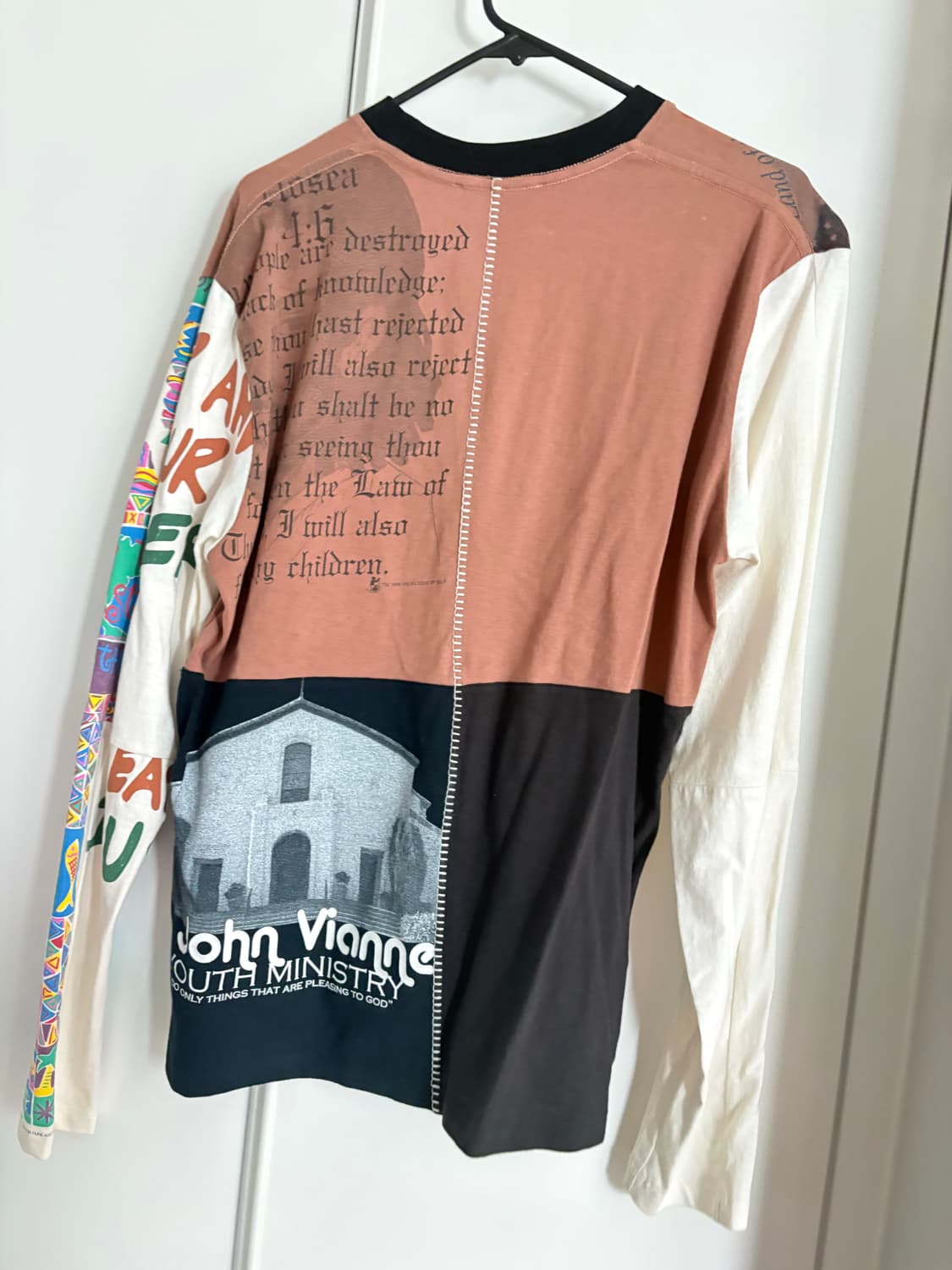 마린 세르 패치워크 롱 슬리브 티셔츠 새상품⭕️ 상품이미지6