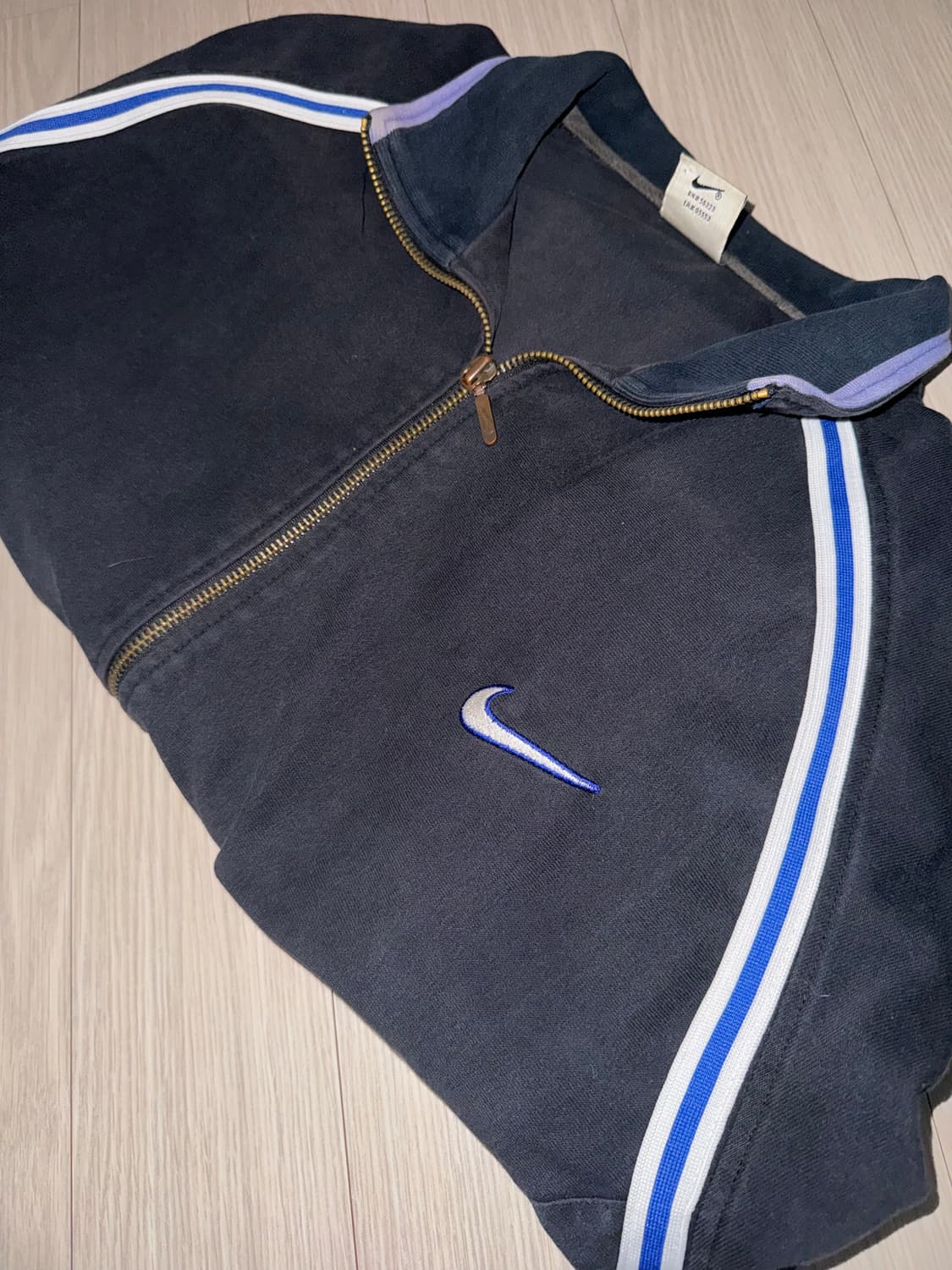 90년도 나이키 올드스쿨 스웻 라인 디테일 자켓 상품이미지1