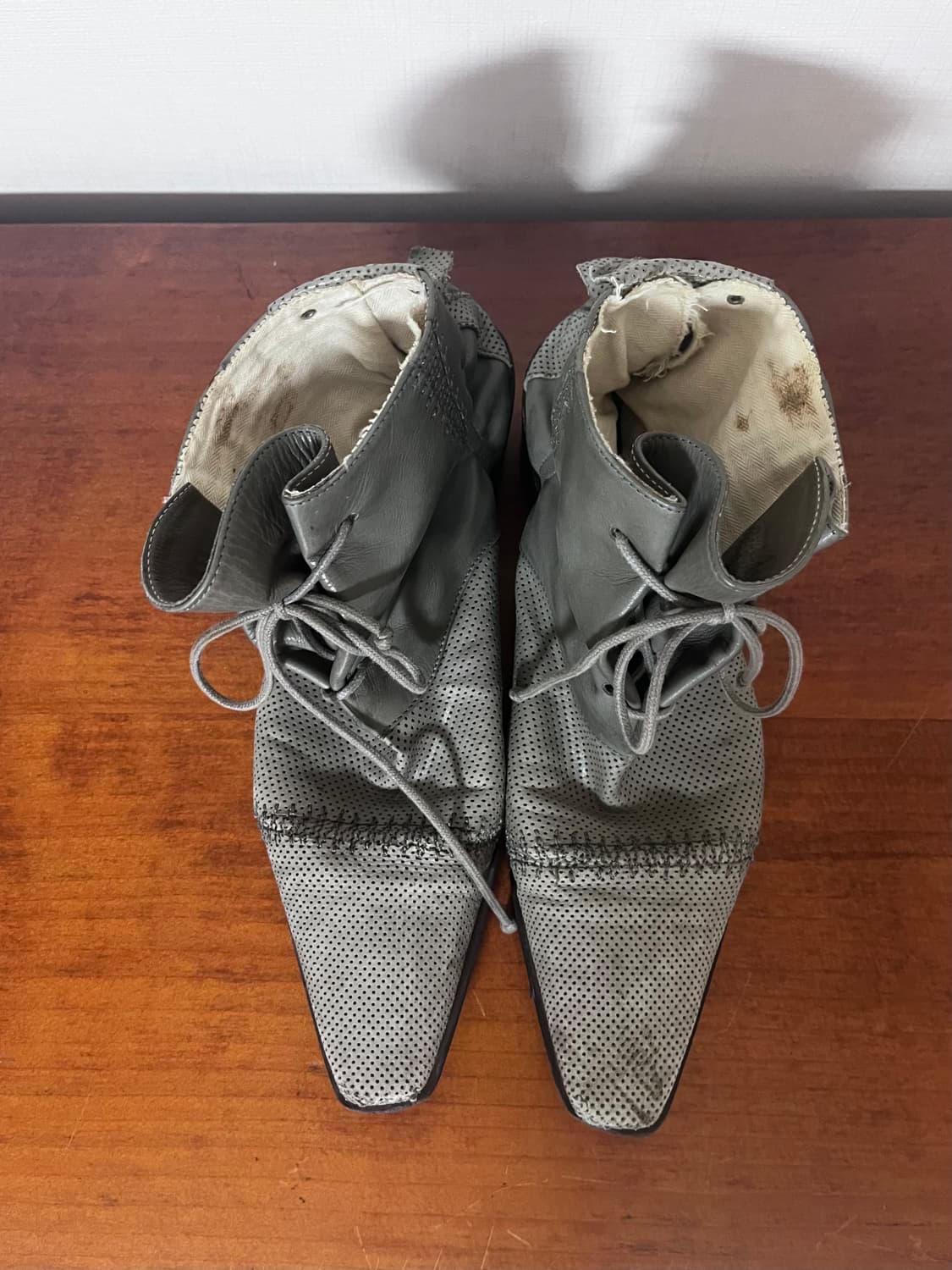 Marithe Francois Girbaud 회색 앵클 부츠 상품이미지5