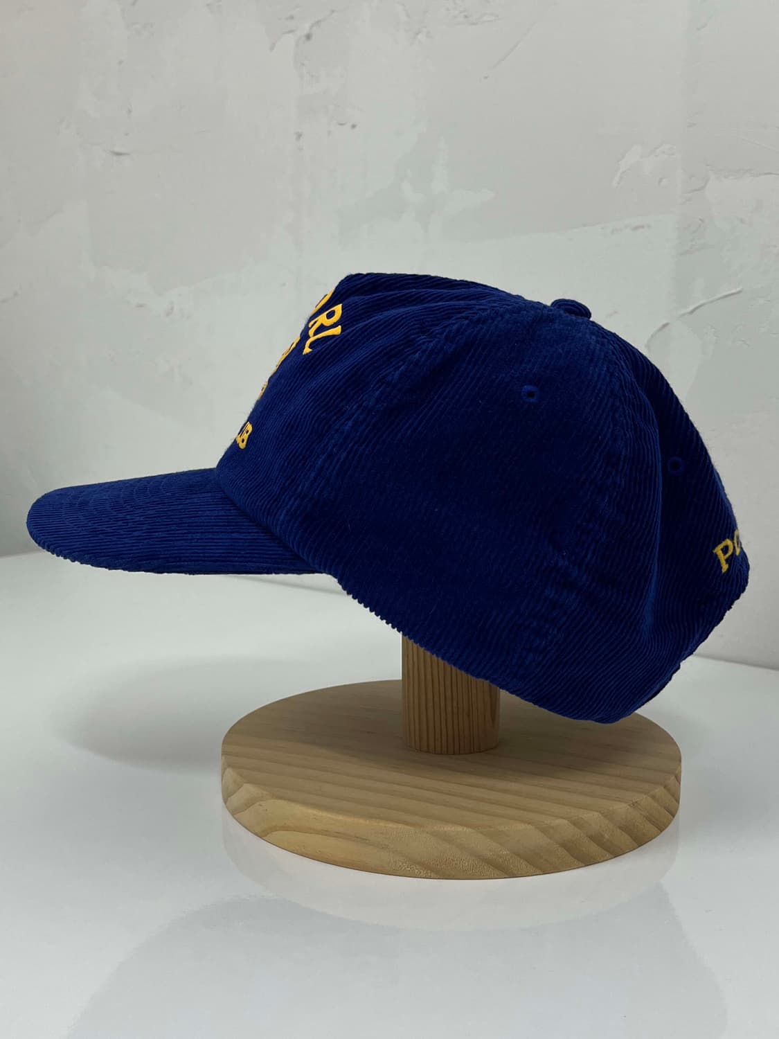 폴로 랄프로렌 로얄네이비 러버 스펠아웃 코듀로이 트러커 볼캡 모자 상품이미지5