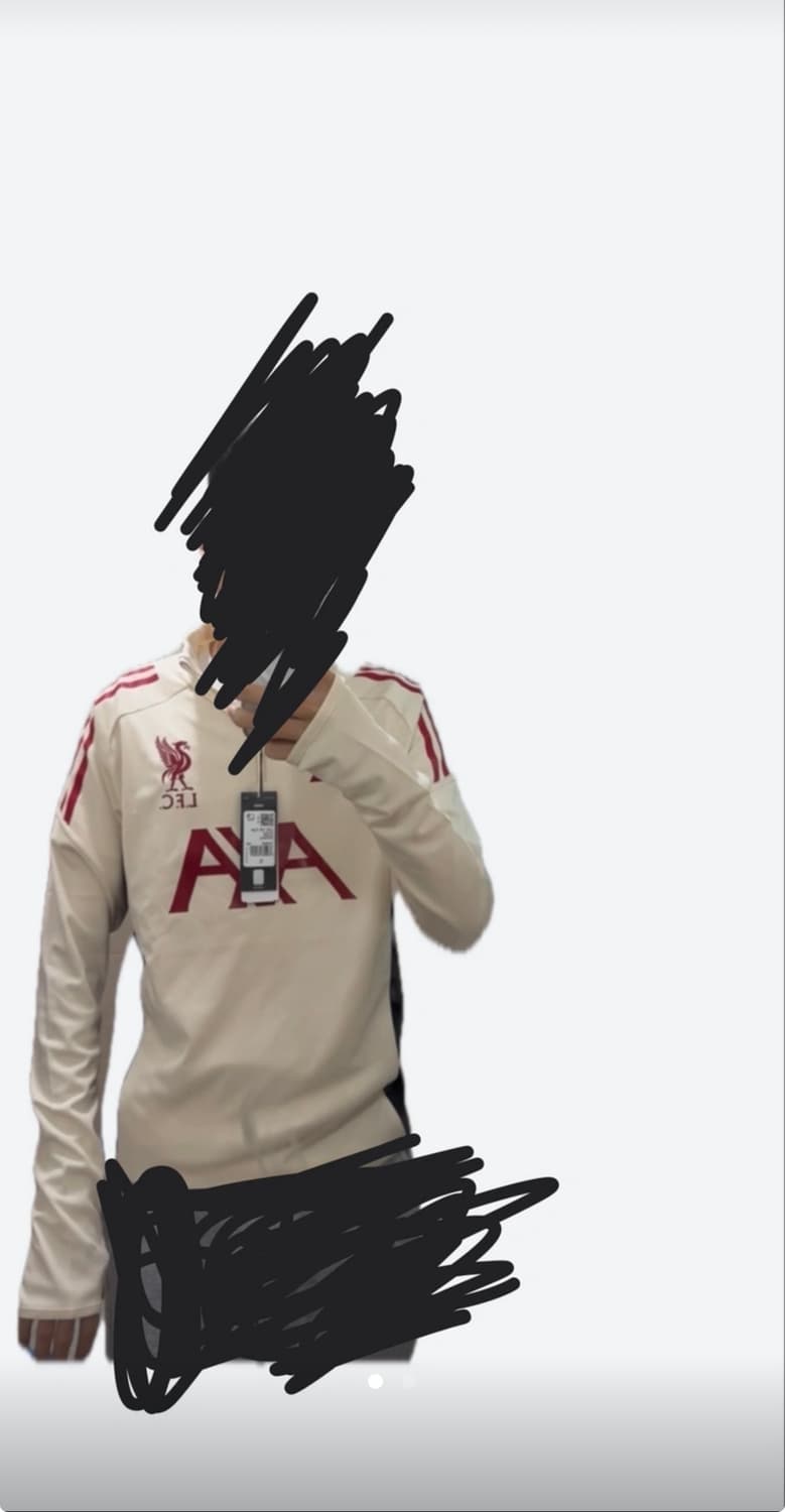 아디다스 리버풀 FC 트레이닝 탑  s사이즈 상품이미지1