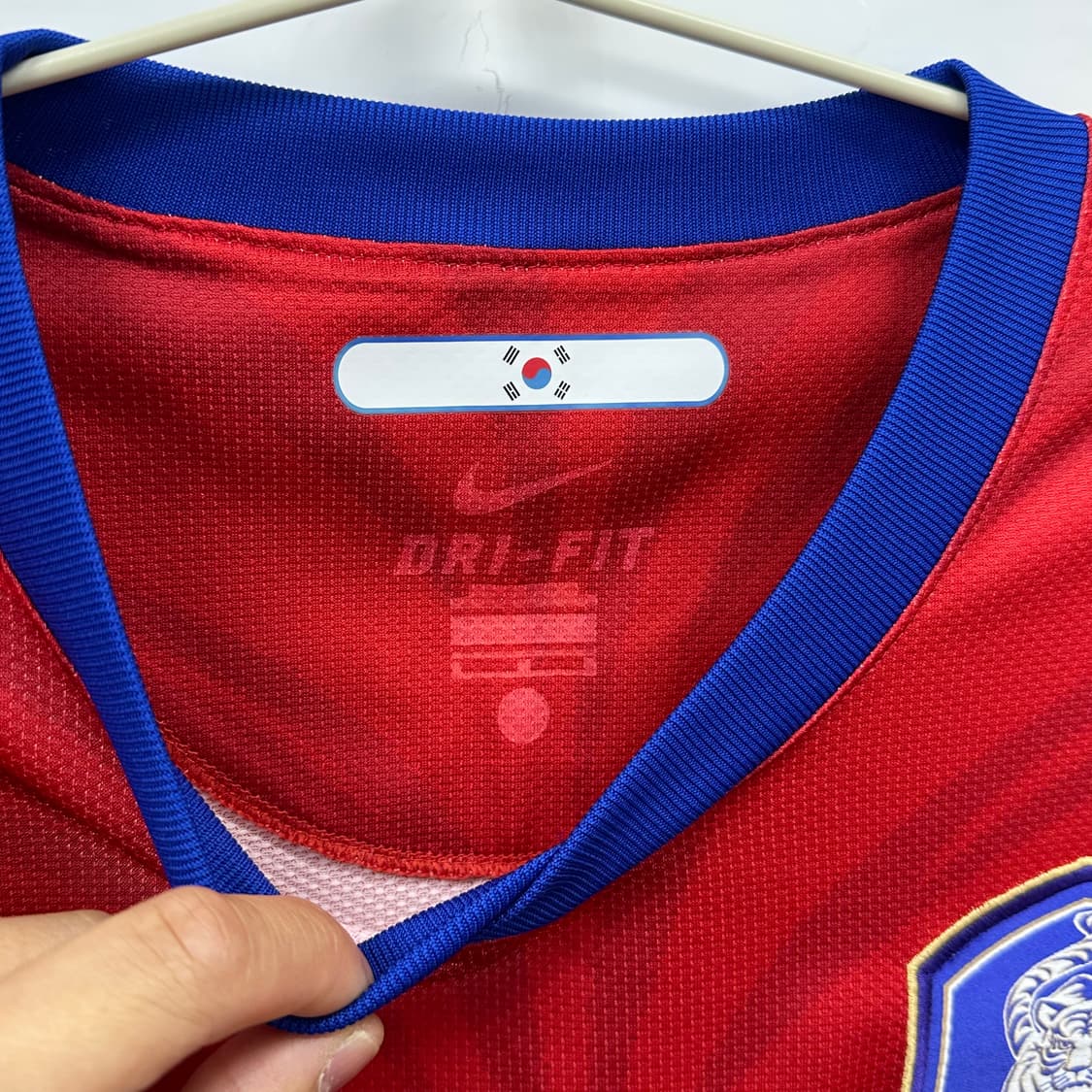 나이키 대한민국 국대 10-12 노마킹 홈 유니폼 L 상품이미지6