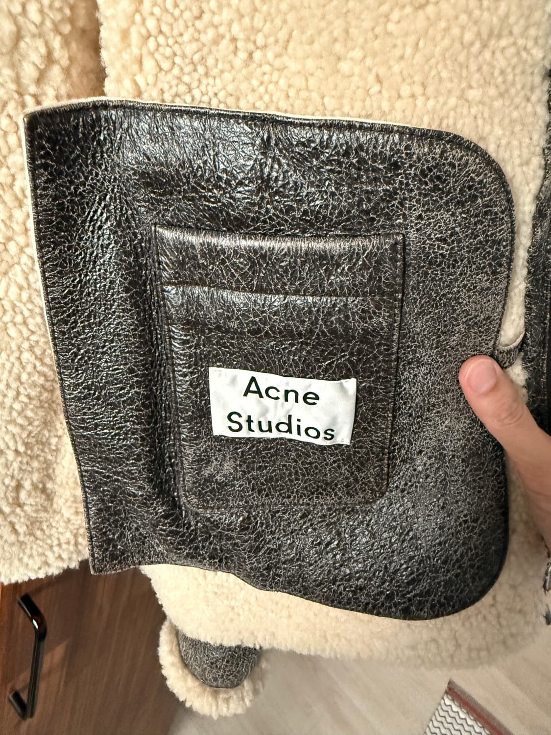 [아크네] 무스탕 무통 자켓 XL 52 상품이미지8