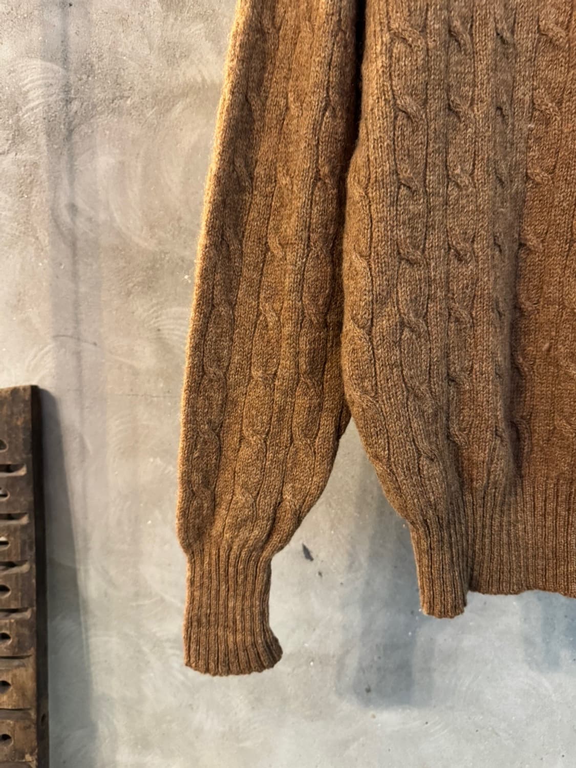 폴로 랄프로렌 램스울 케이블 니트 100 상품이미지5