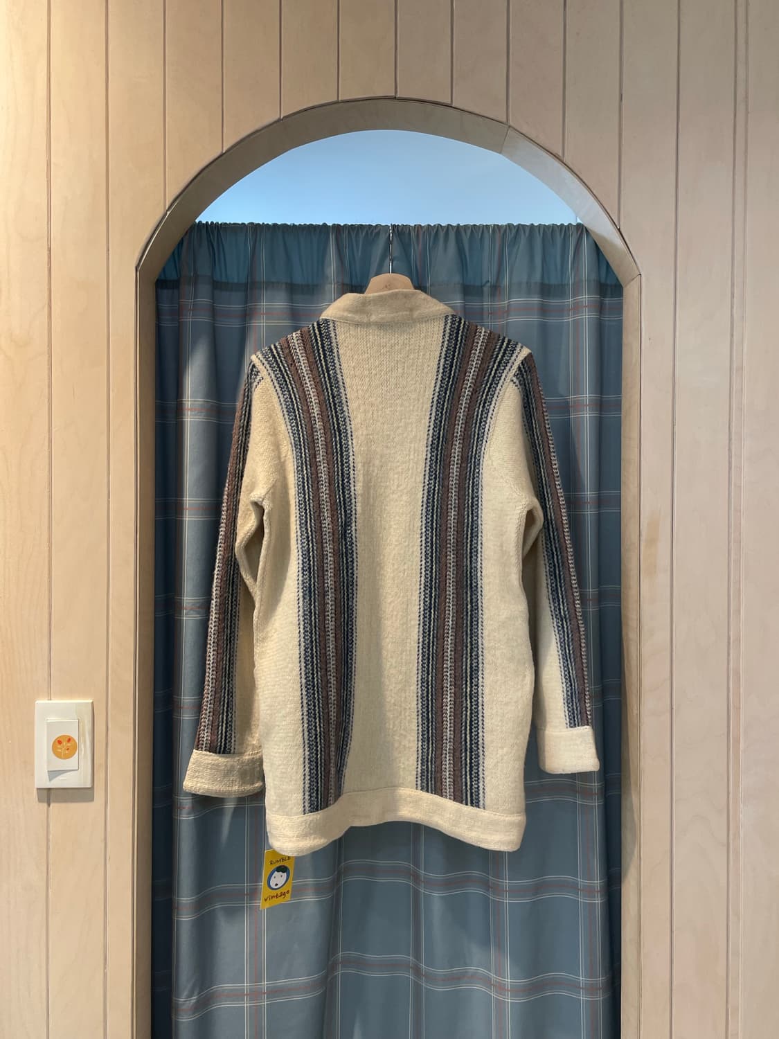 스코틀랜드 퓨어뉴울 패턴집업 상품이미지6