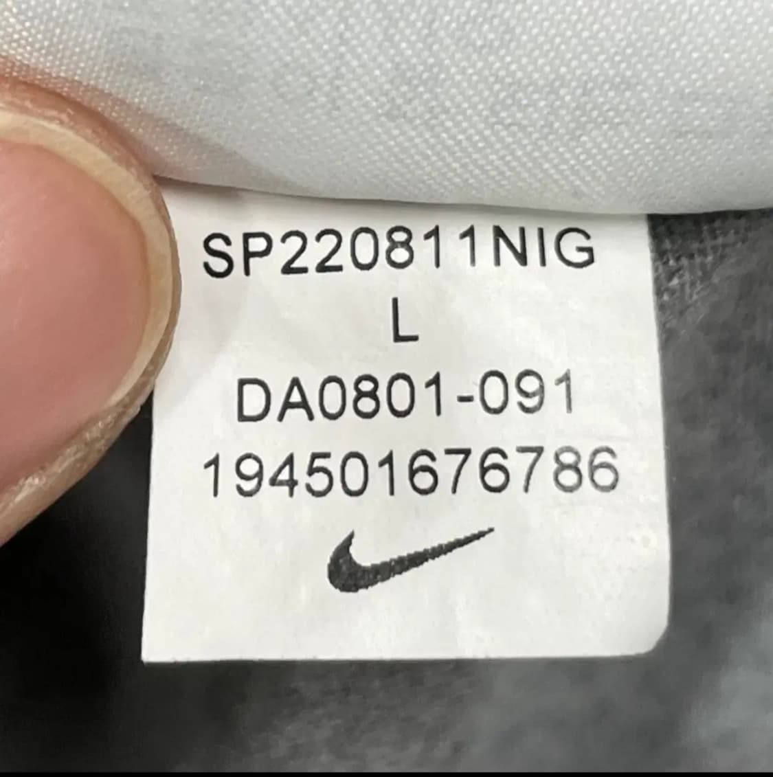 나이키 키즈 그레이 후드집업 75(L) 상품이미지5