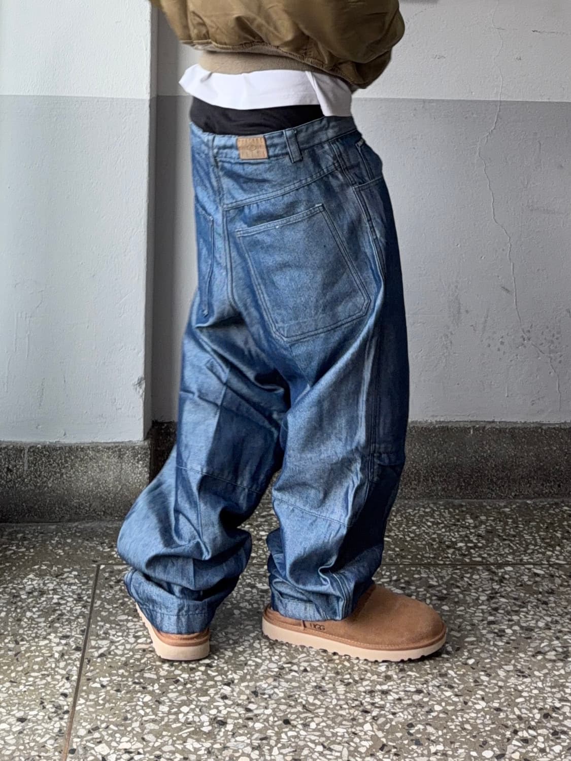 빈티지 코팅 힙합팬츠 상품이미지1