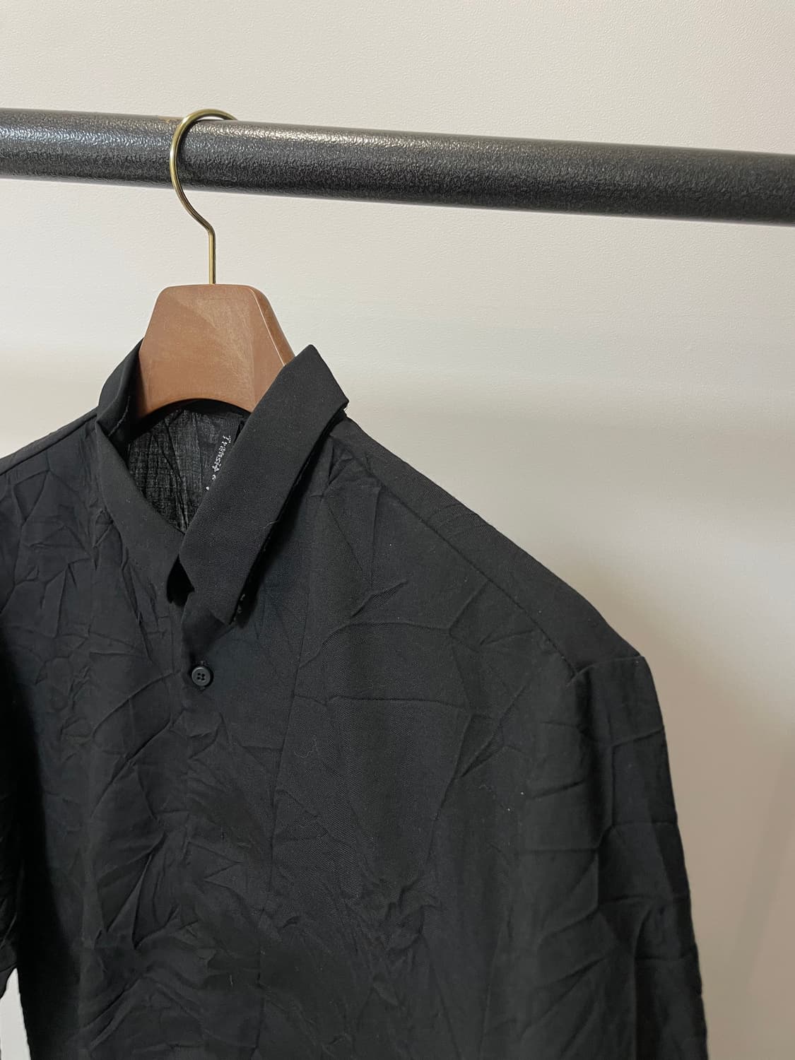 (M) Transit 트랜짓 크링클 울 린넨 셔츠 상품이미지7