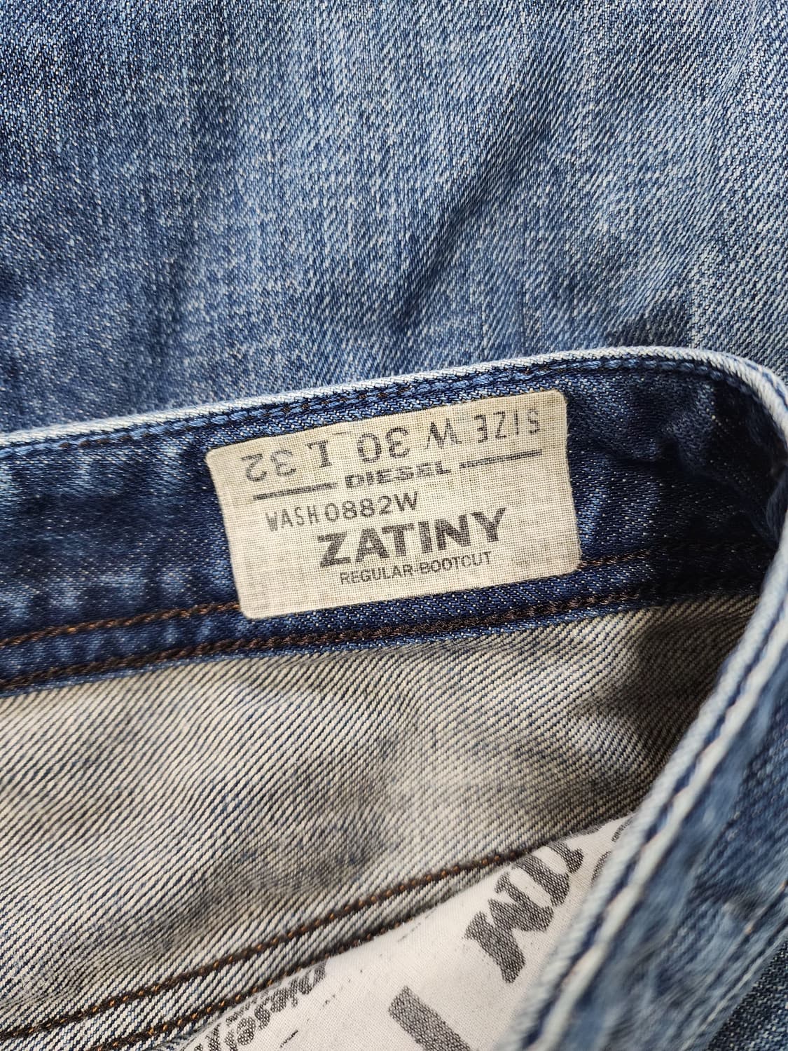 디젤 자티니 데미지 부츠컷 팬츠 상품이미지8