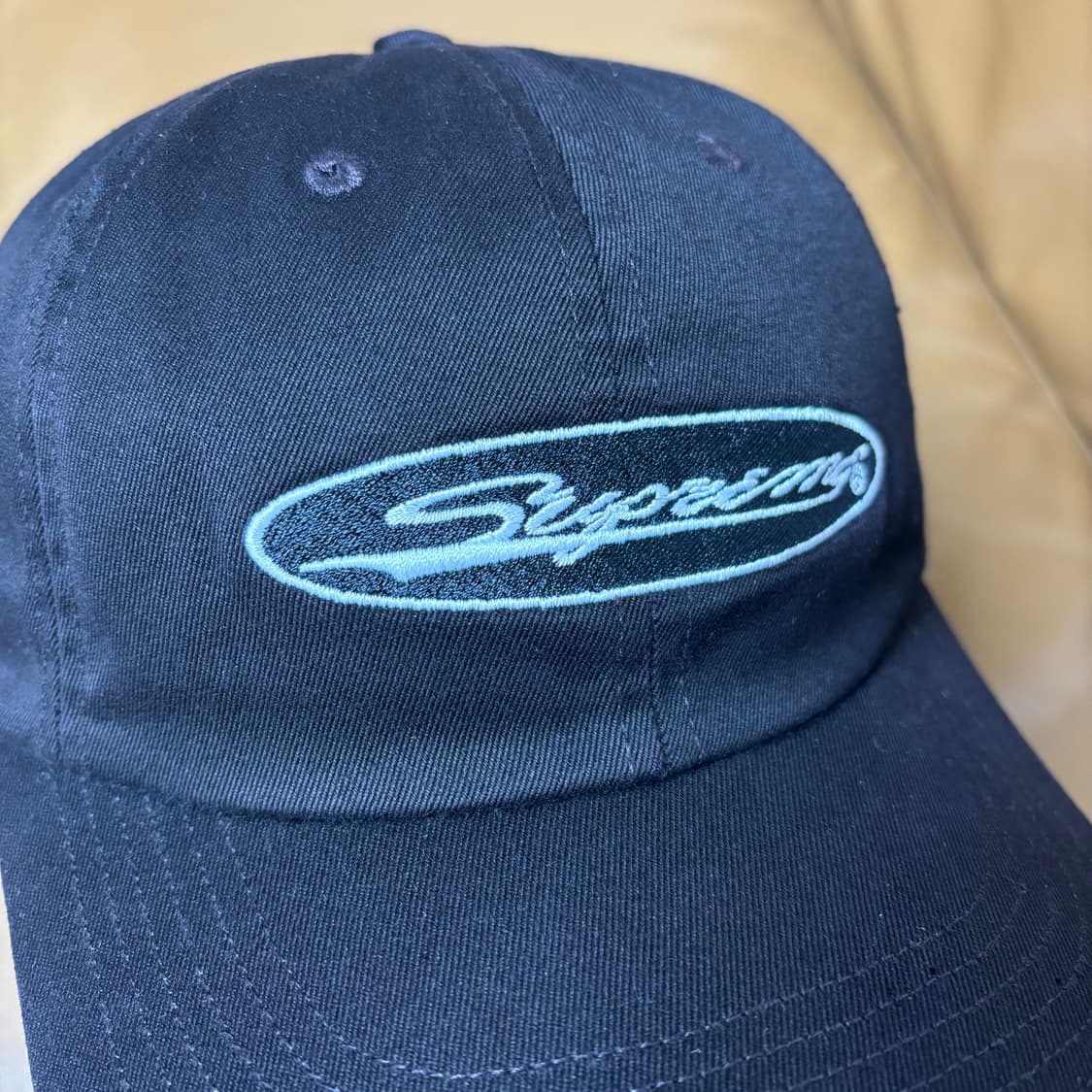 슈프림 6패널 볼캡 모자 23ss 오발 블랙 상품이미지8