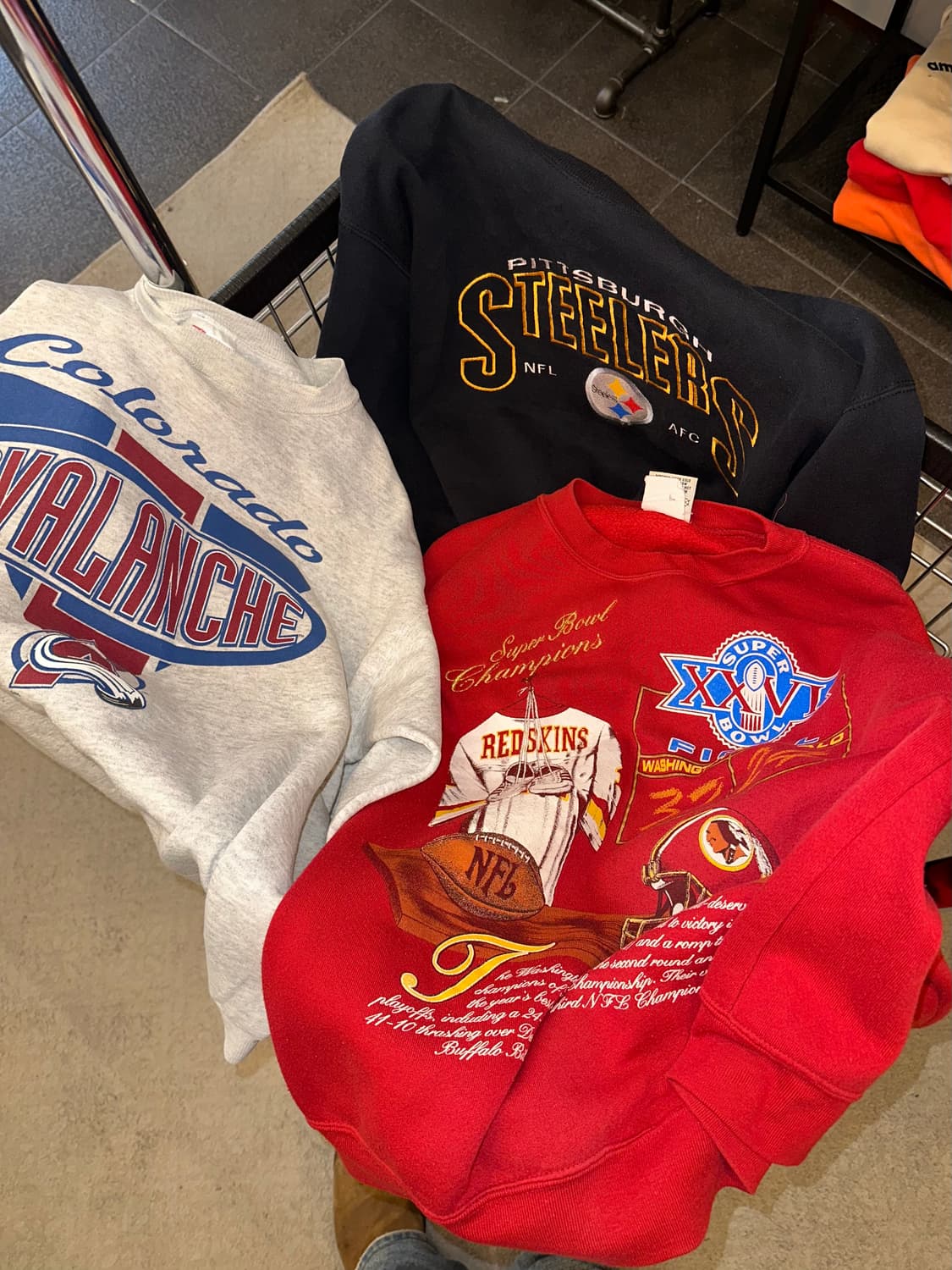 90’s Pittsburgh Steelers logo sweatshirt 상품이미지10