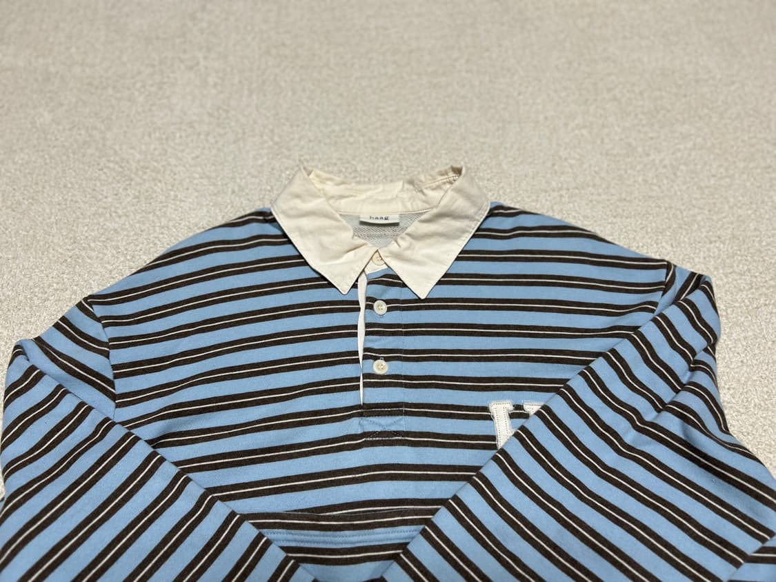 헤이그  haag 스트라이프 럭비티 상품이미지2