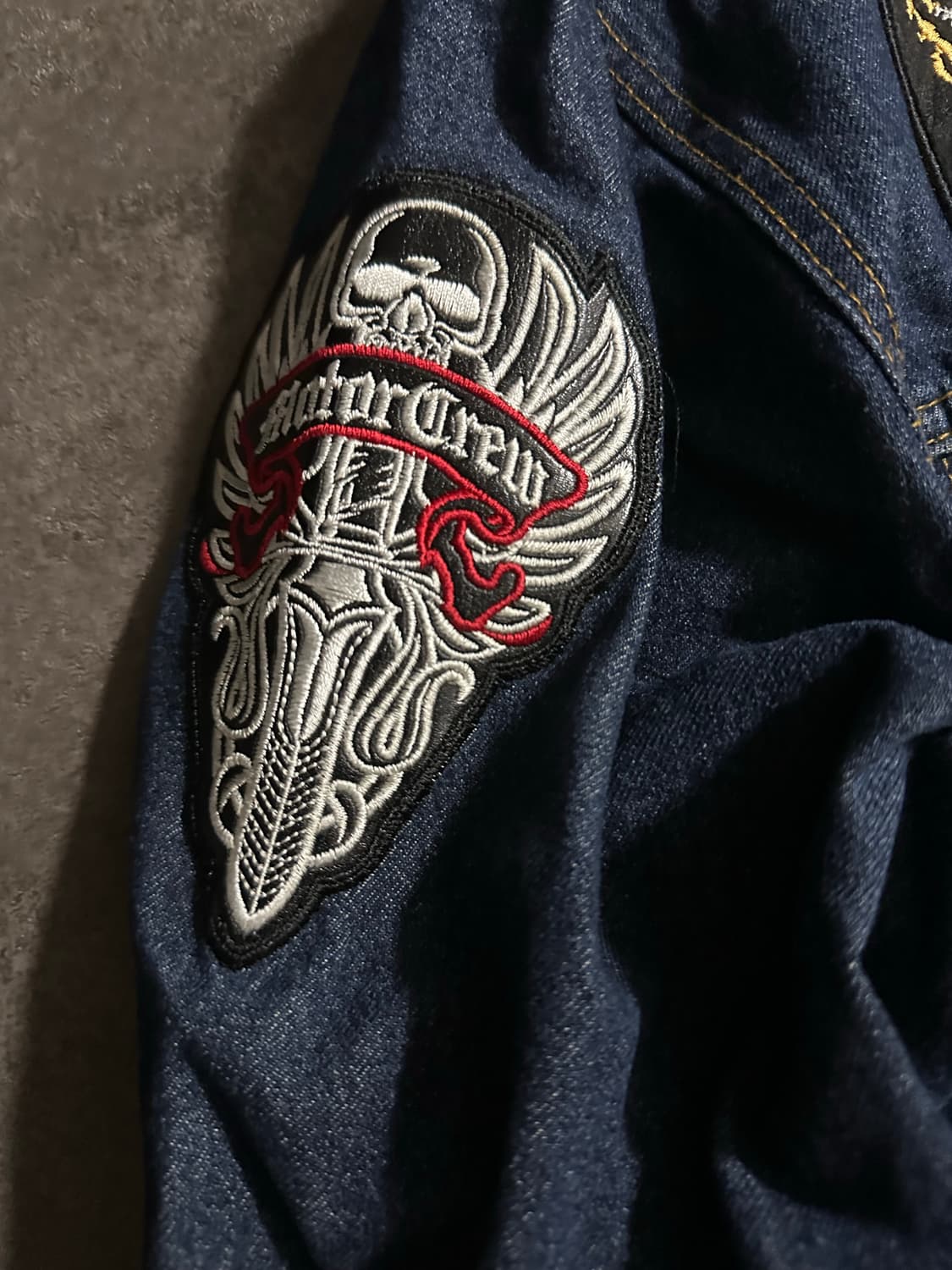 데님 자켓 + 할리데이비슨패치 상품이미지3