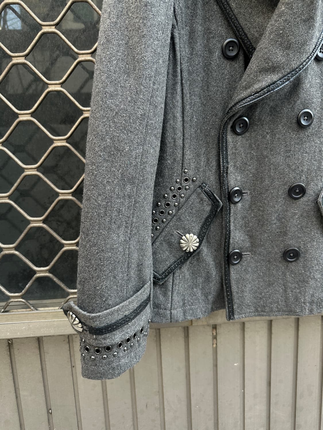 MIDAS stud leather trimming double 상품이미지3