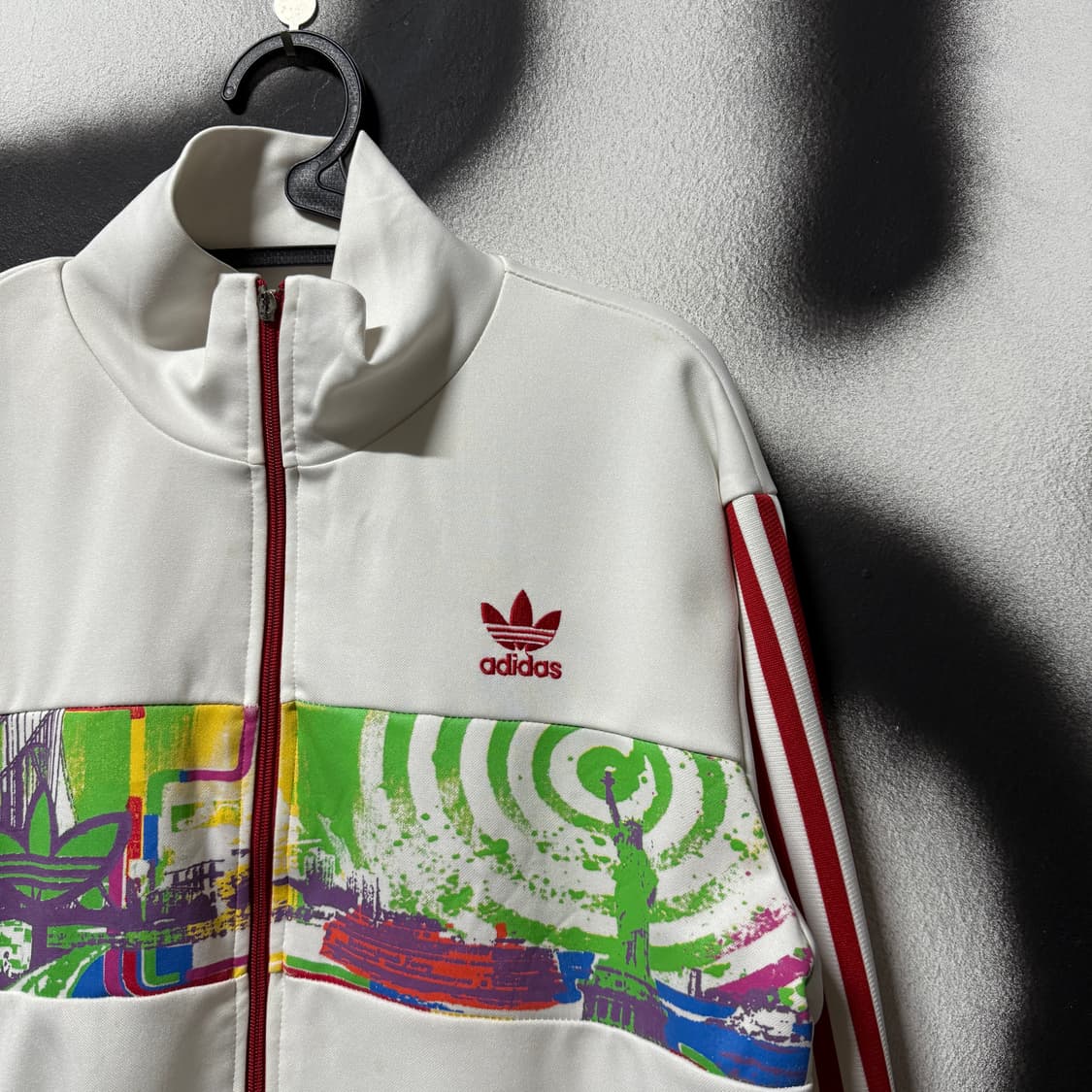 아디다스 00s 파이어버드 뉴욕 집업 져지 자켓 상품이미지4