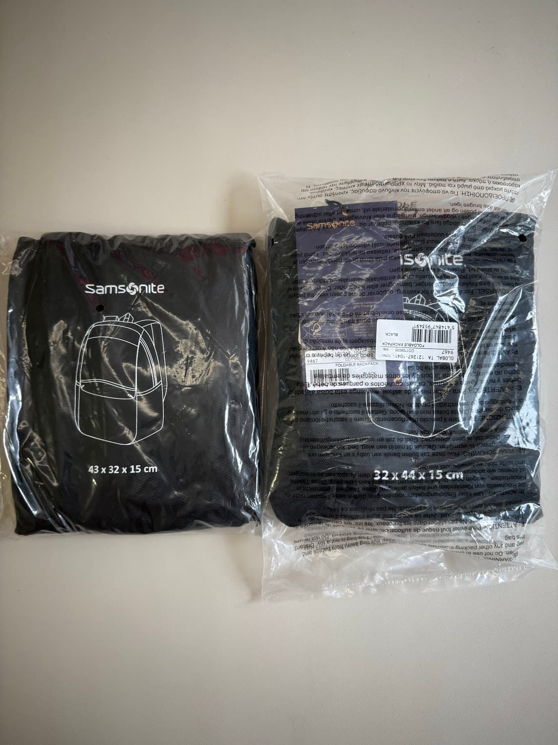 [새상품.정가22] 샘소나이트 폴더블 백팩 L,M 여행,등산,오피스 가방 상품이미지4